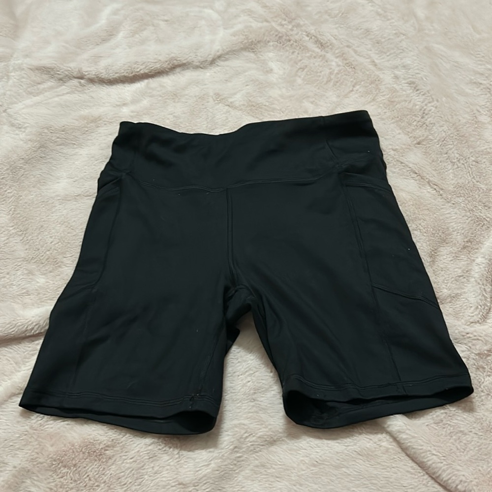 Black biker shorts